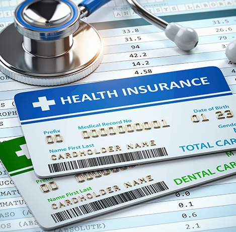 Dental and health insurance cards